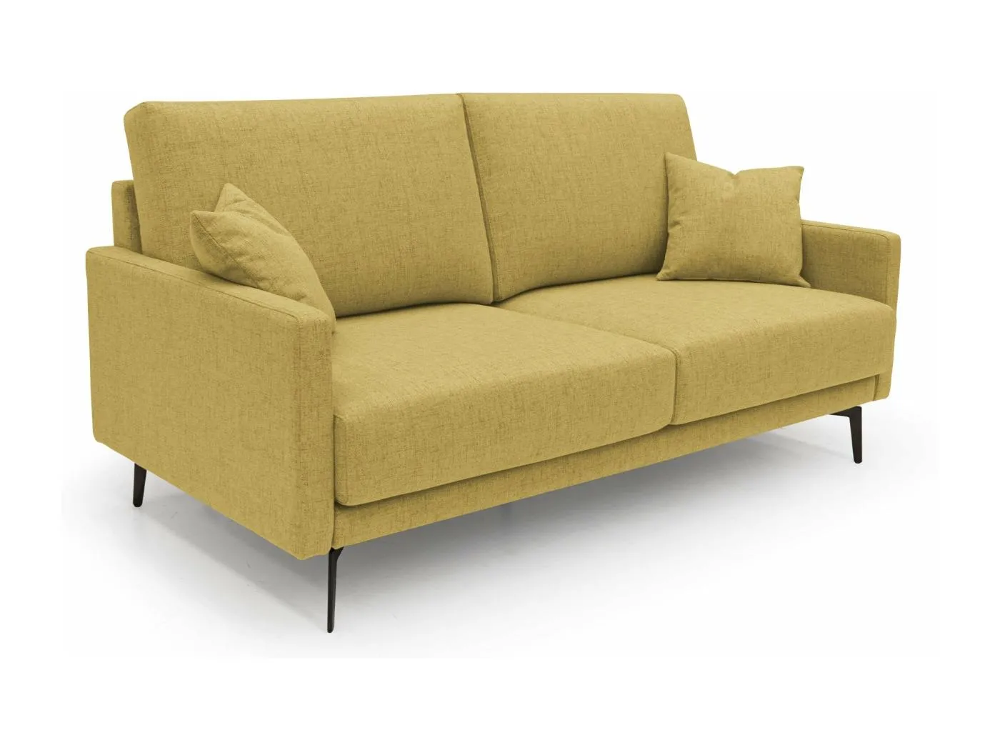 Saturno modernes Sofa aus weichem wasserfestem Stoff T03 180 cm gelb