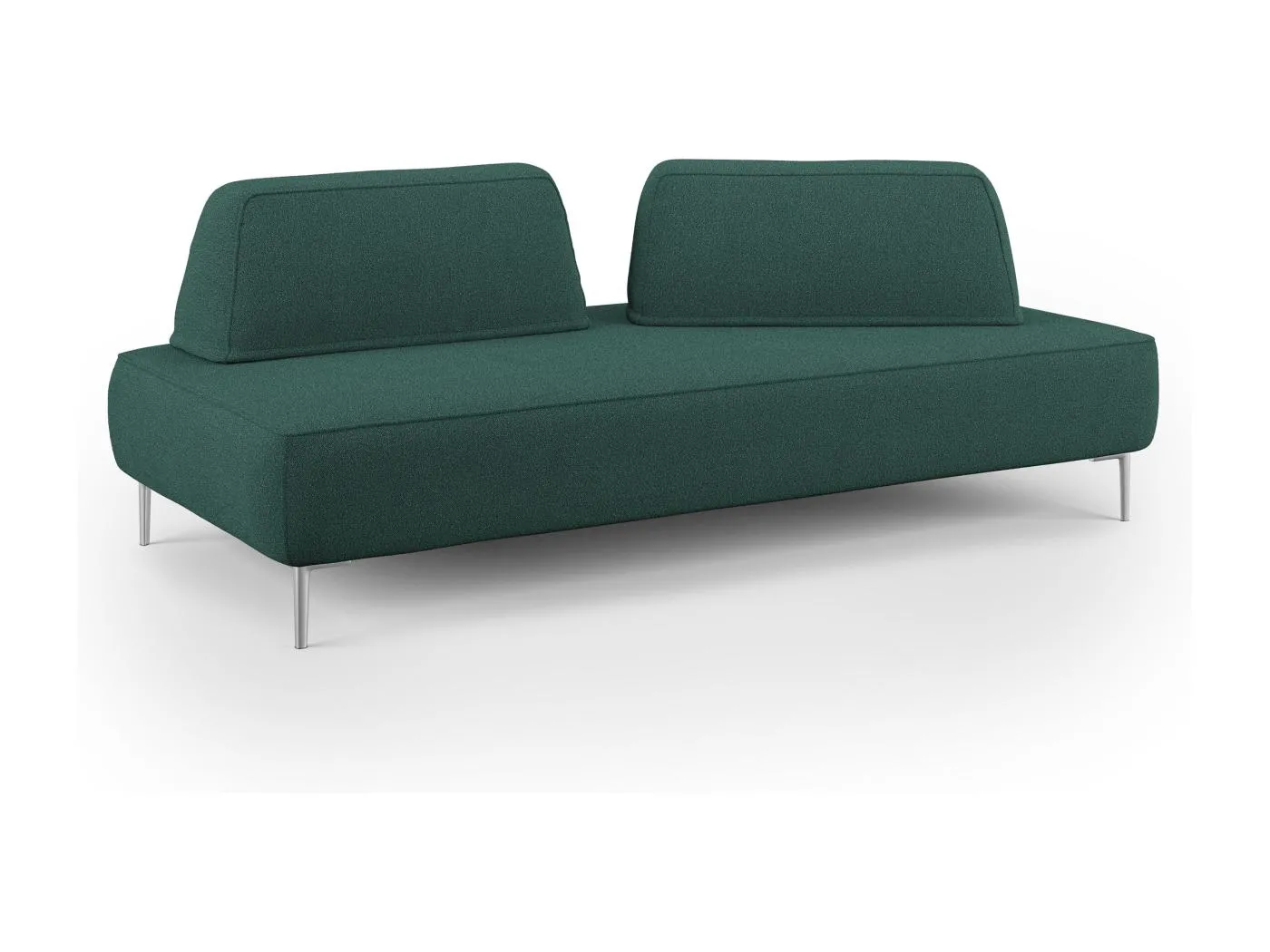 Newton modulares Sofa mit beweglichen Rückenlehnen T07 212 cm grün