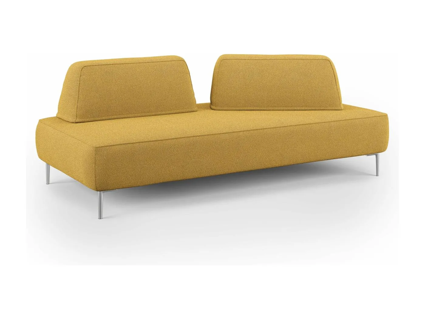Newton modulares Sofa mit beweglichen Rückenlehnen T07 212 cm gelb