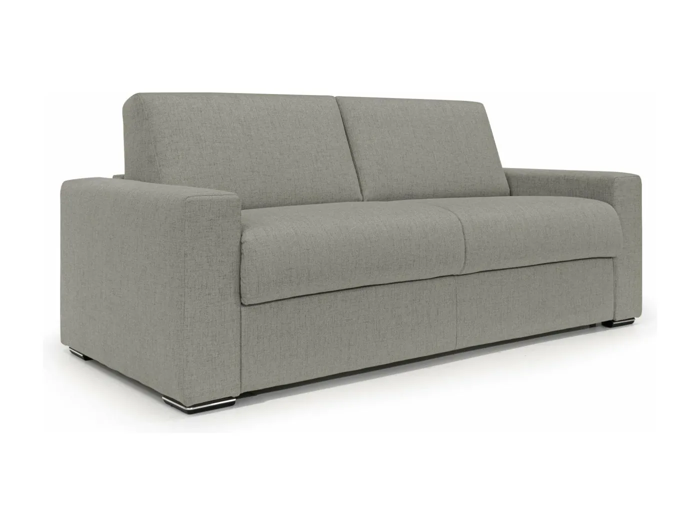 Nixon Schlafsofa mit 20 cm Matratze aus wasserfestem Stoff T03 220 cm (mat. 160x197) Braun