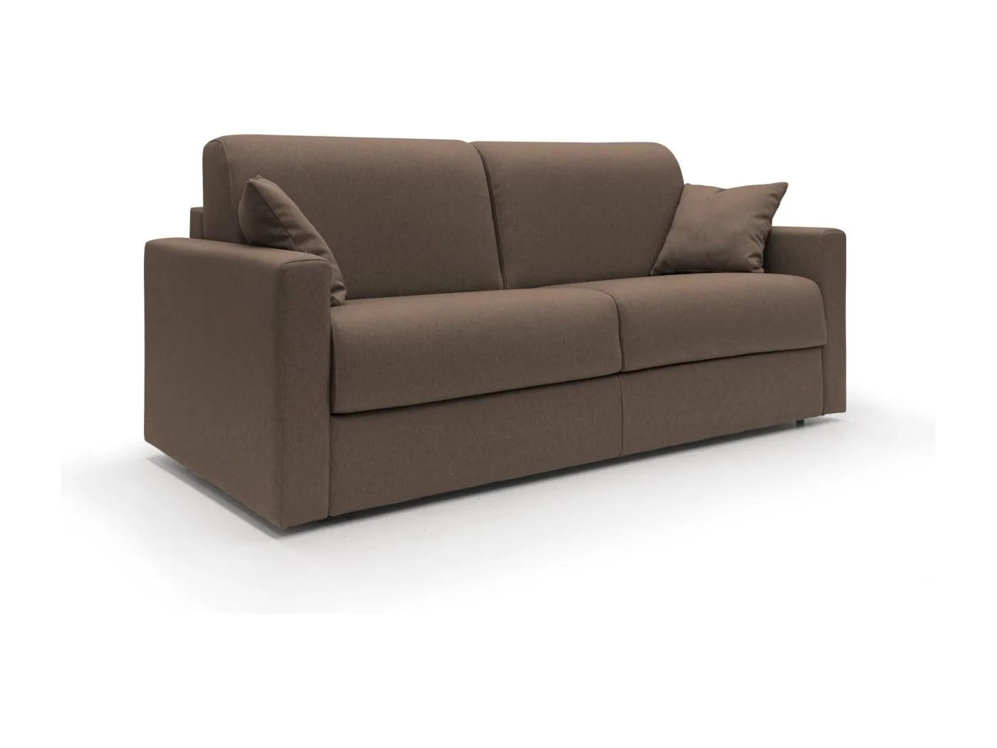 Chris Schlafsofa aus wasserfestem Stoff T13 206 cm (mat. 120x197) braun