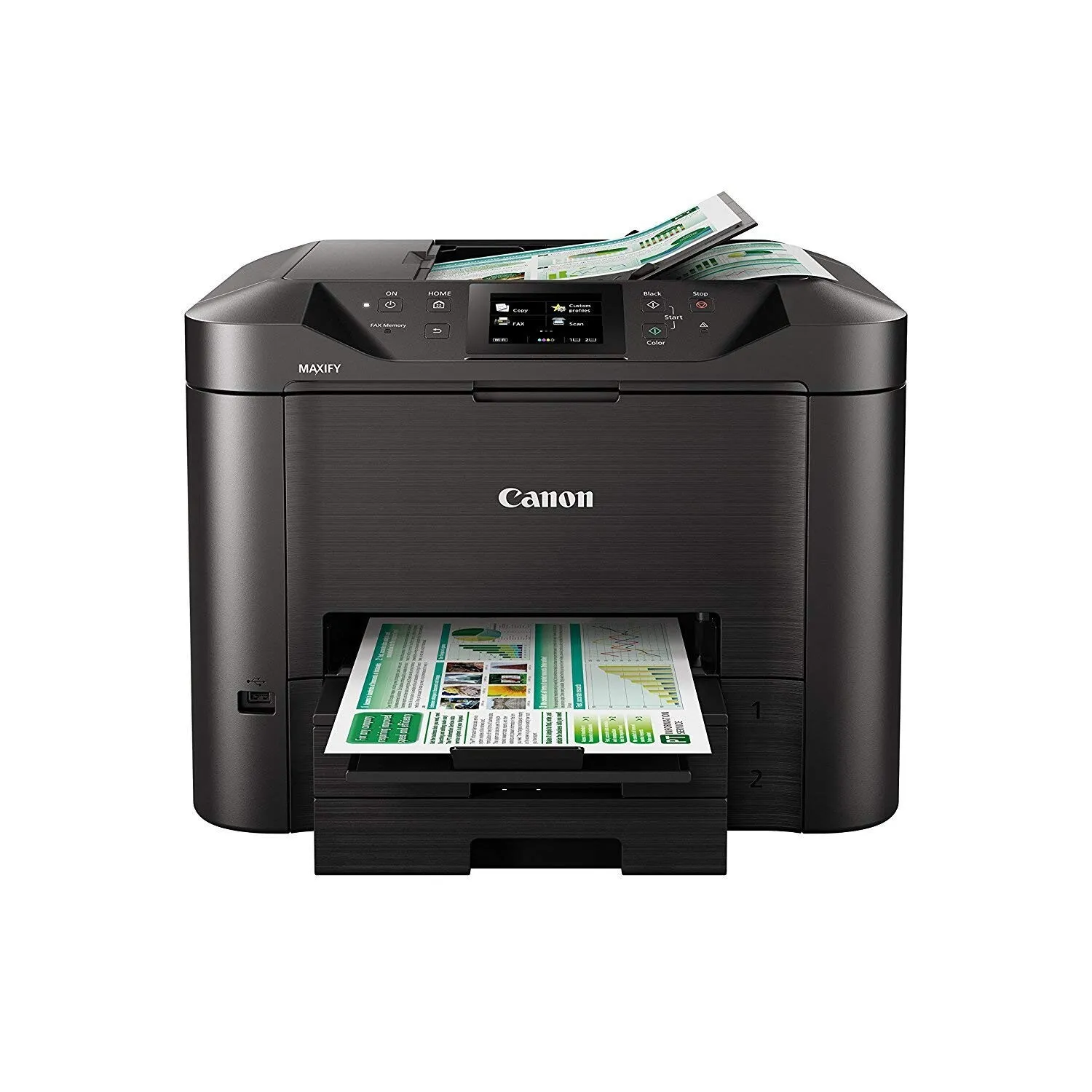 Canon MAXIFY MB5450, 4-in-1, Tintenstrahldrucker, AirPrint, Cloudprint, WLAN