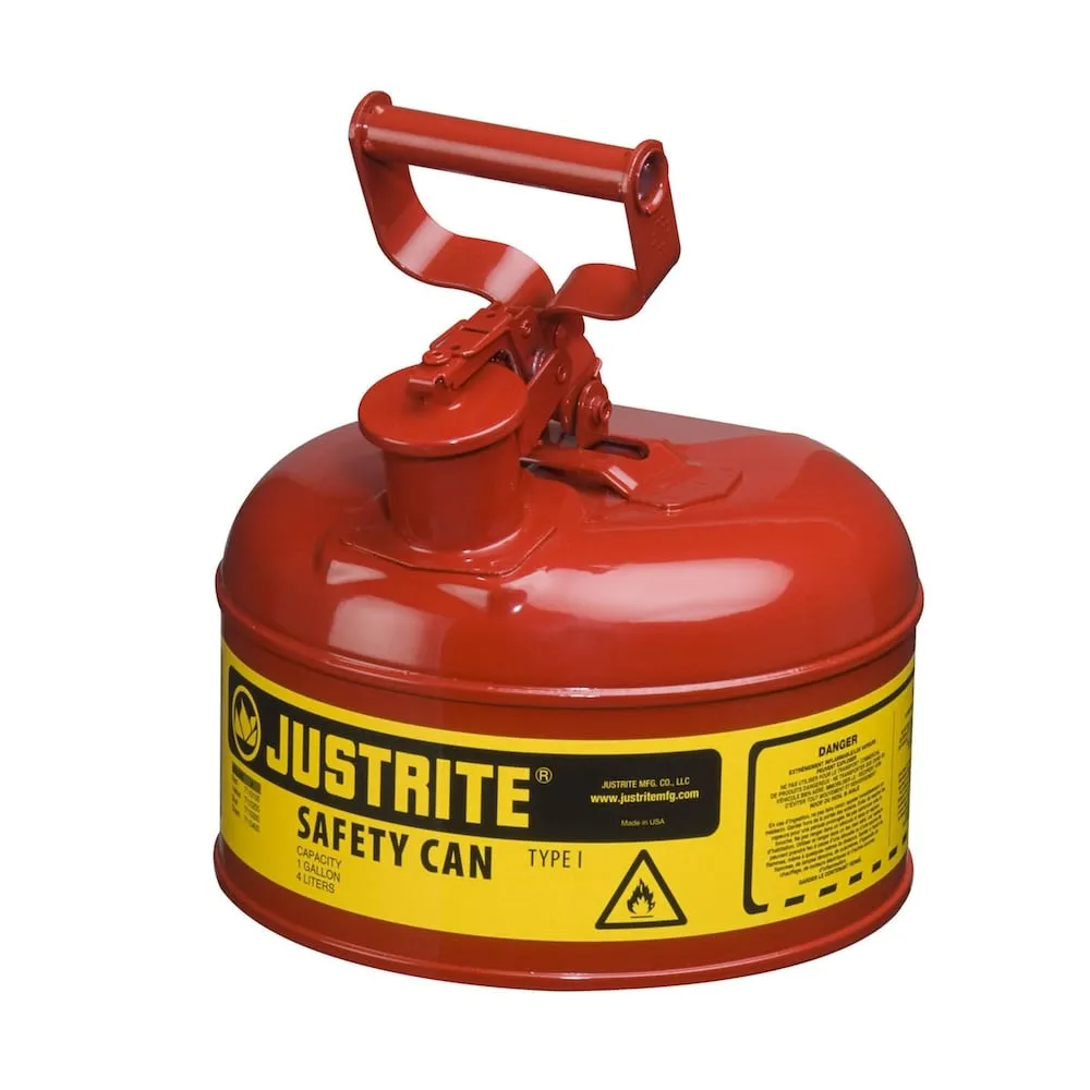 Justrite Sicherheitsbehälter Typ I mit Schwinggriff | 4 Liter | Rot