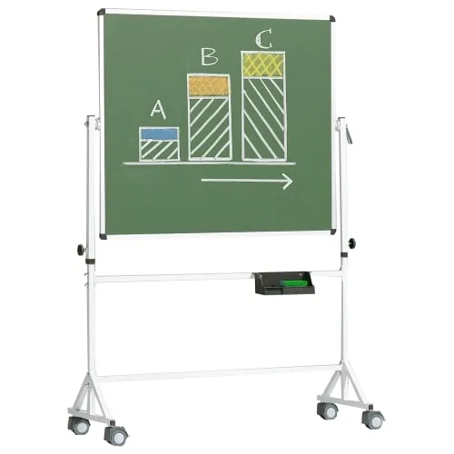 Fahrbare Drehtafel, Stahlemaille grün mit Vierkantgestell in verschiedenen Größen