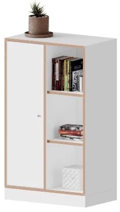 Conen Regal zweireihig mit 3 Ordnerhöhen und abschließbarer Tür - qickly® Serie