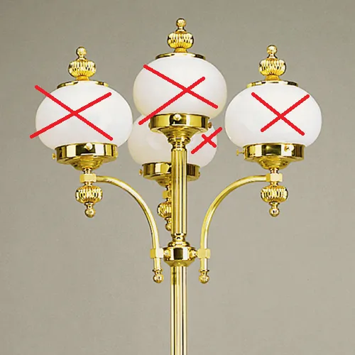 Delia Stehleuchte Stehlampe Leuchte Lampe Standlampe Licht Siehe Text/Foto B-Ware