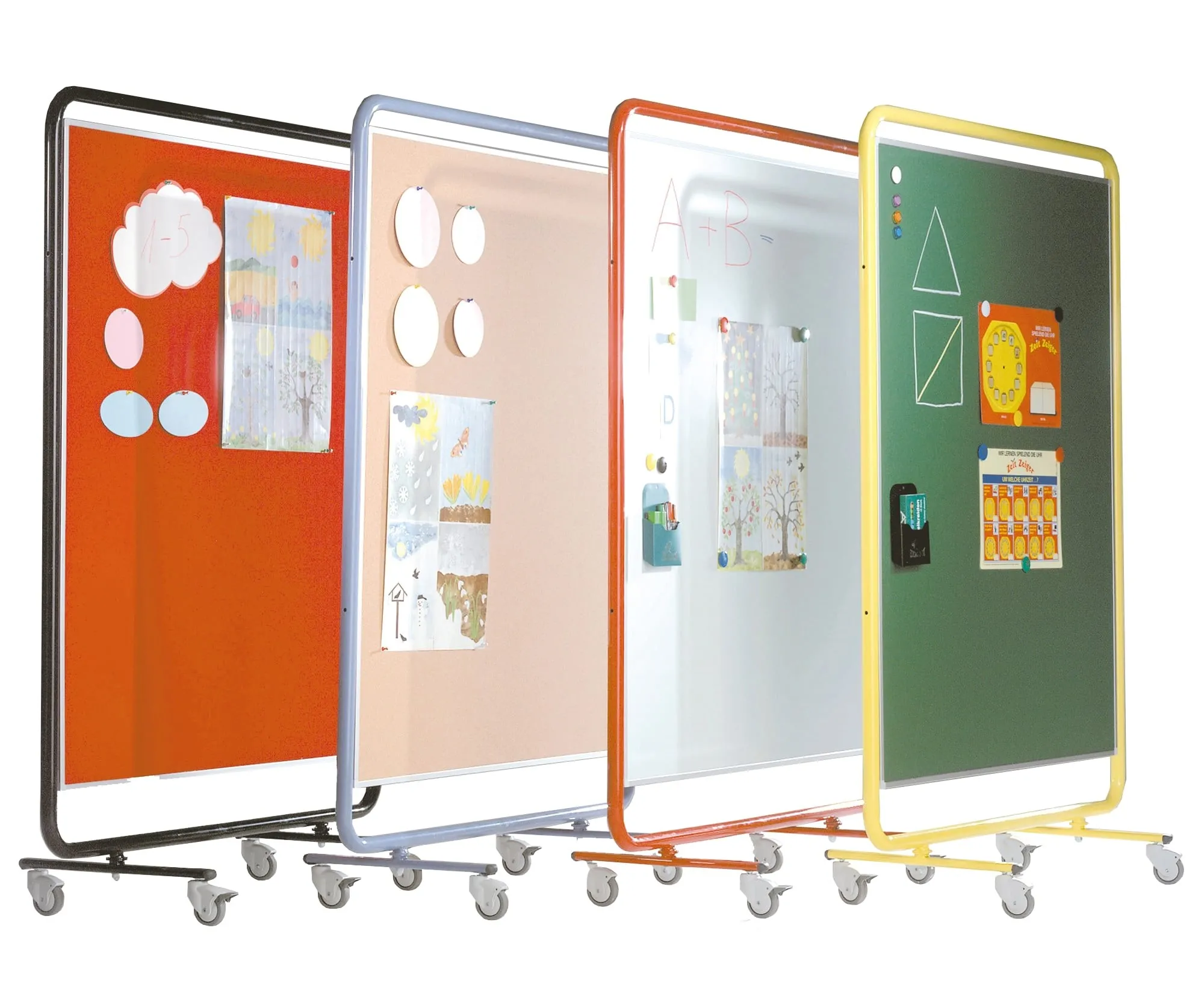 Conen mobile Trennwand mit Korkoberfläche