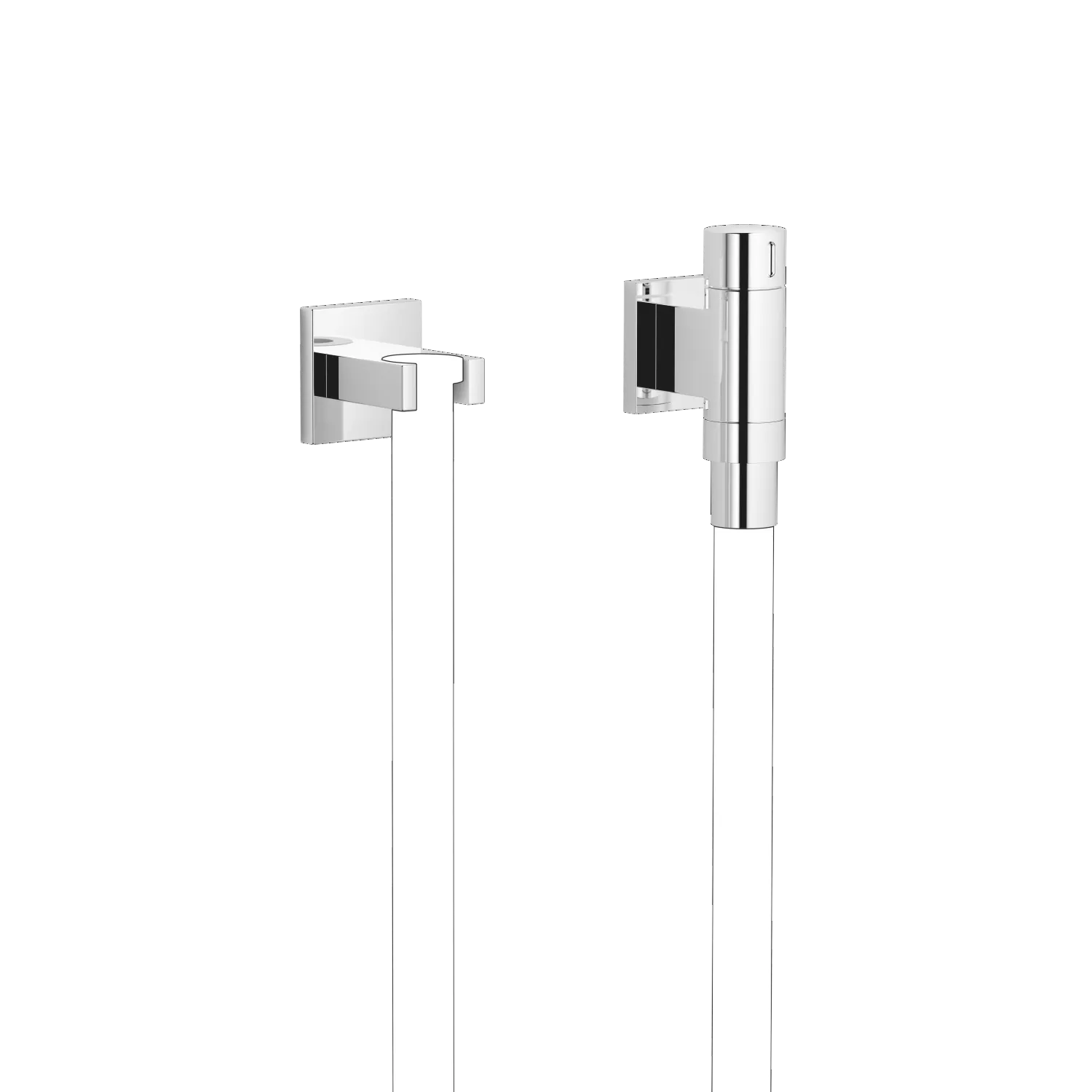 Dusche-Anschlussstück in chrom