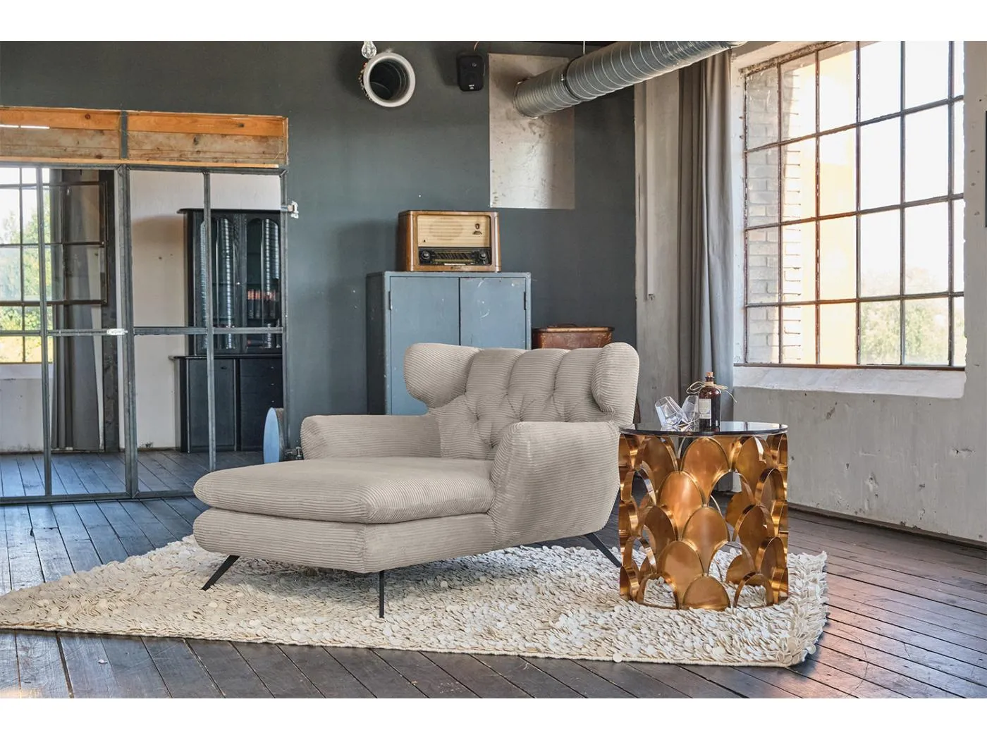 Longseat - Grau Cord - CHARME