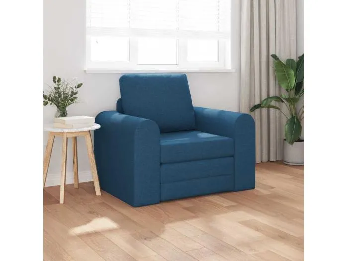 Sofa Bett Blau 98 x 71 x 83 cm Stoff