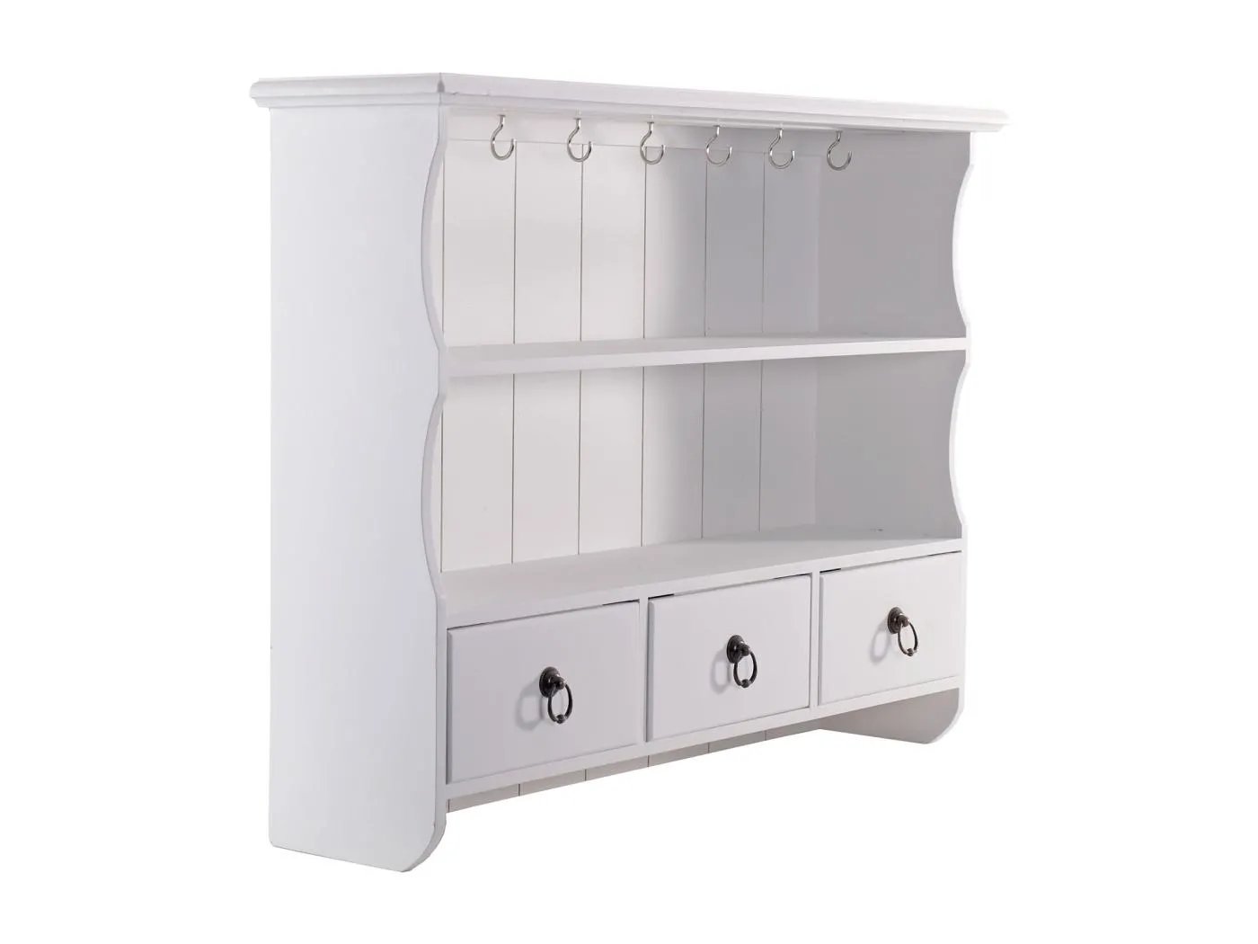 WANDREGAL  FRIEDA mit Schubladen weiß