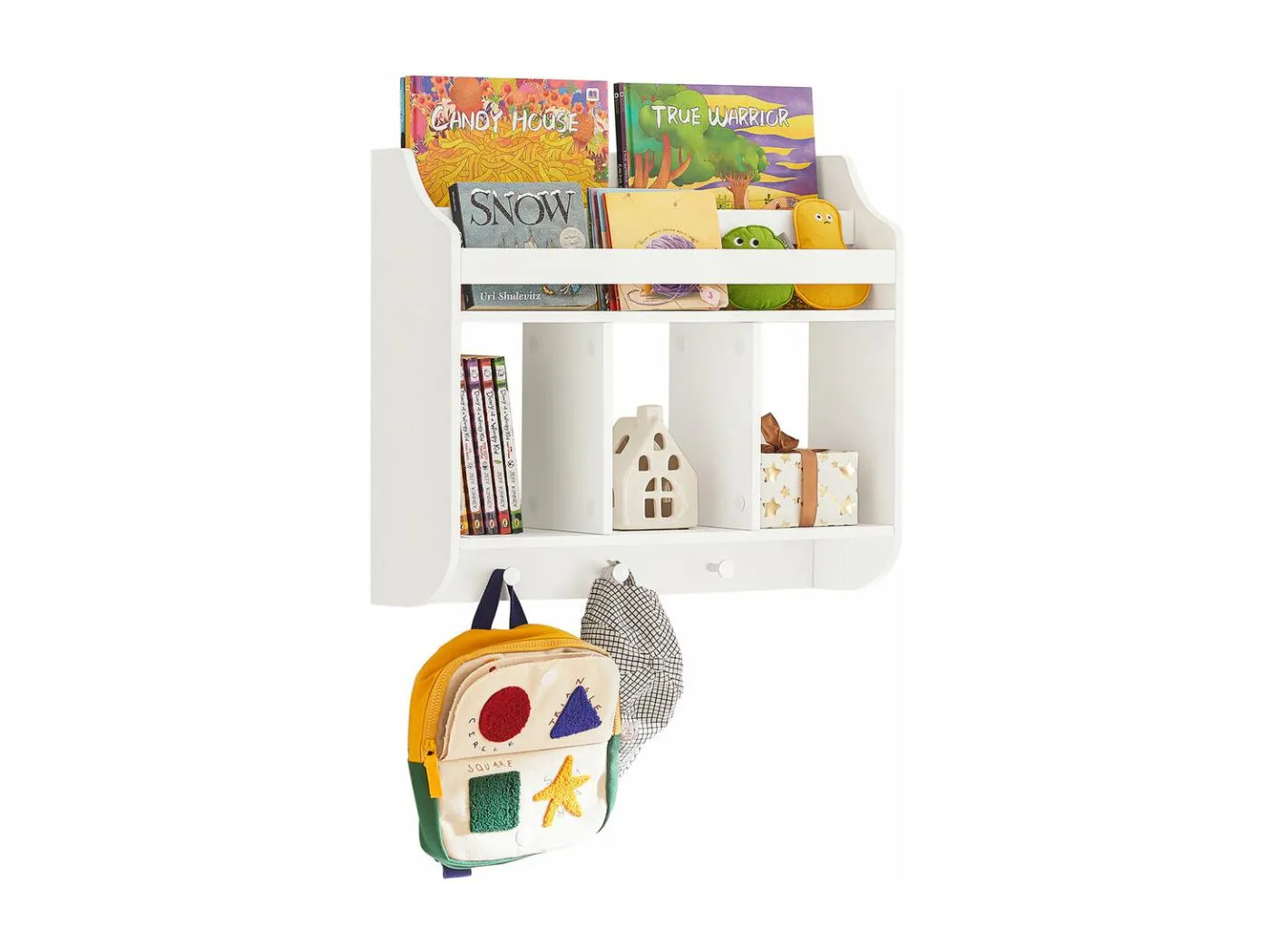 Kinderregal KMB46-W 66 x 23 x 12 cm Weiß