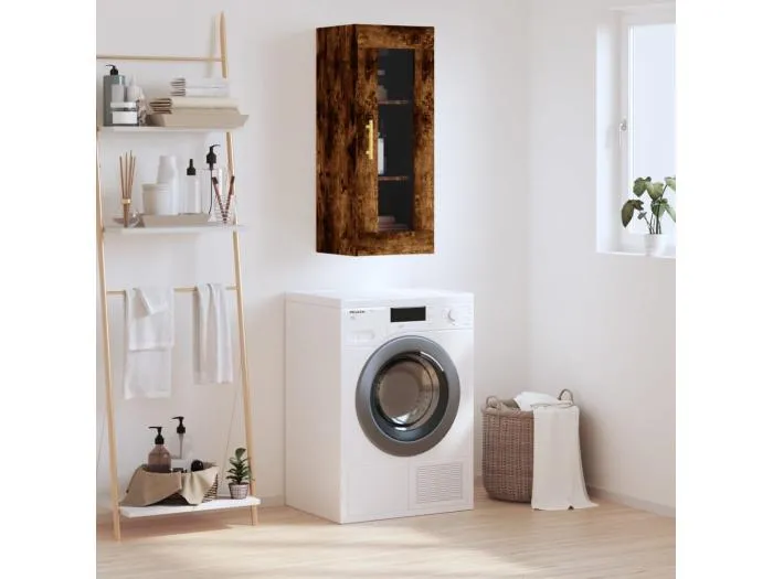 Wandschrank Räuchereiche 34,5x34x90 cm