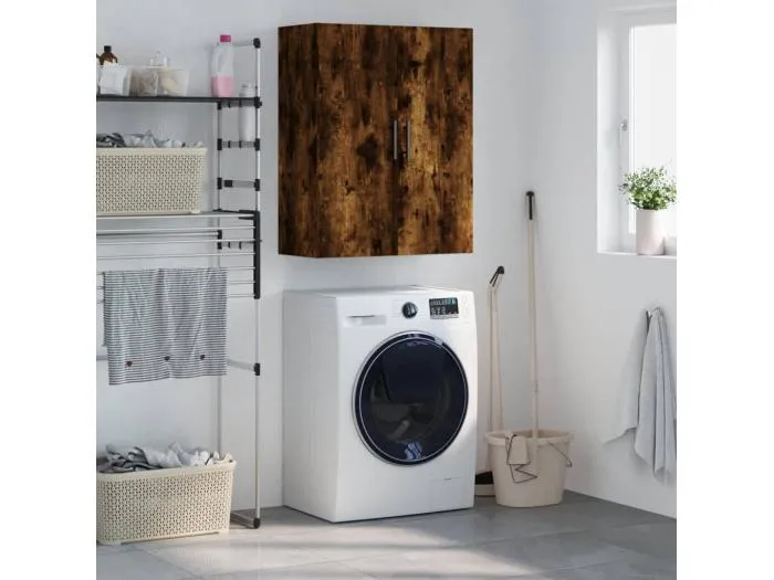 Wandschrank Räuchereiche 69,5x34x90 cm