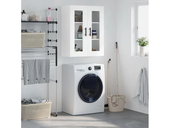 Wandschrank Weiß 69,5x34x90 cm