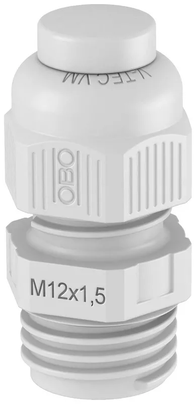 Obo Bettermann Kabelverschraubung Kabel 1.5 Mm Kunststoff Ip68 Lichtgrau 50 St.  B-Ware