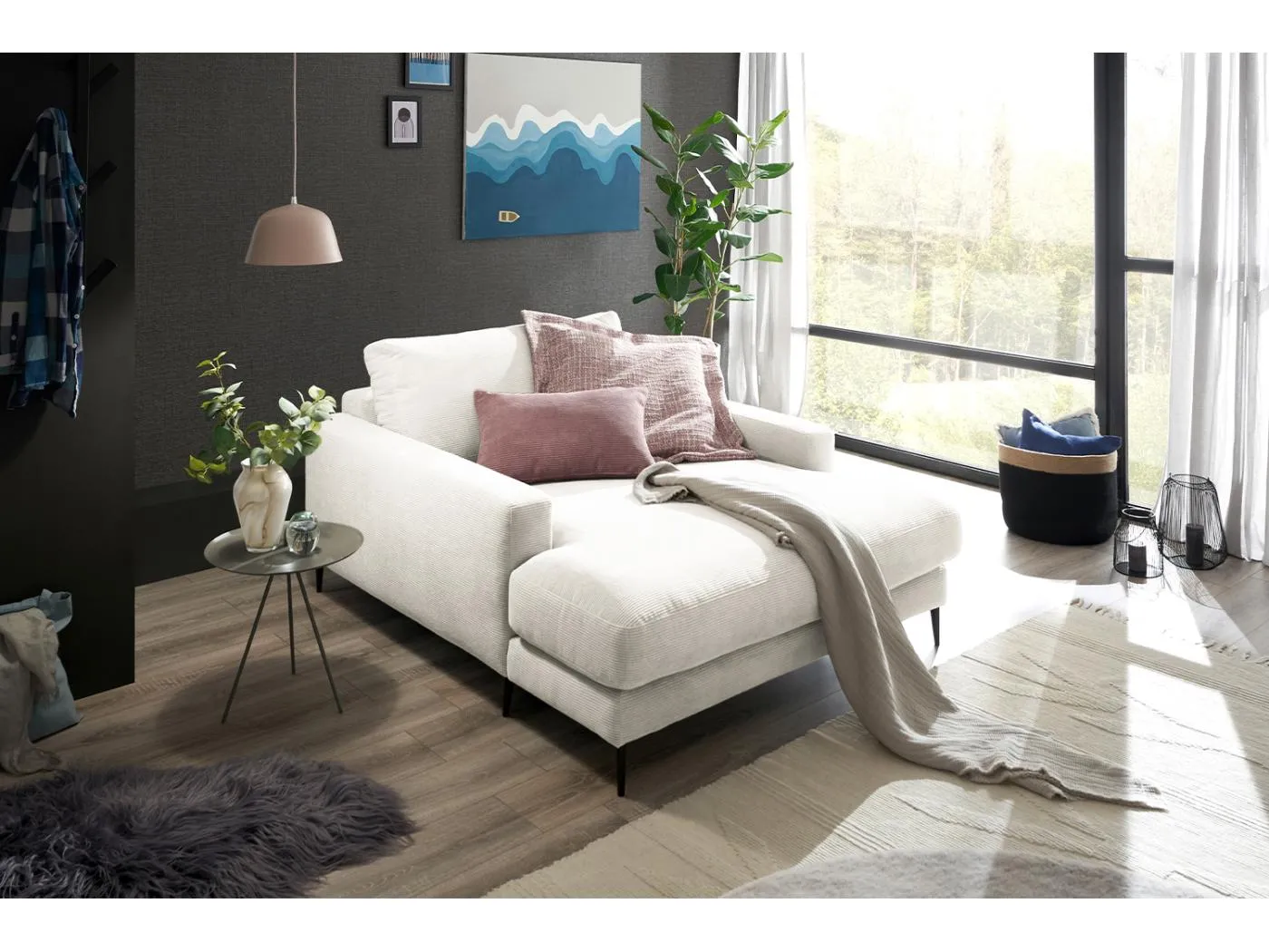 Longseat - Weiß Cord - CARA