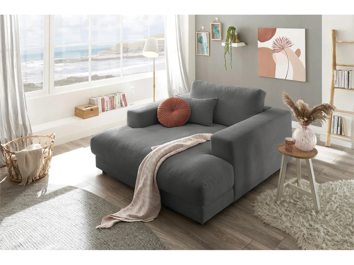 Longseat - Anthrazit Cord - MADELINE