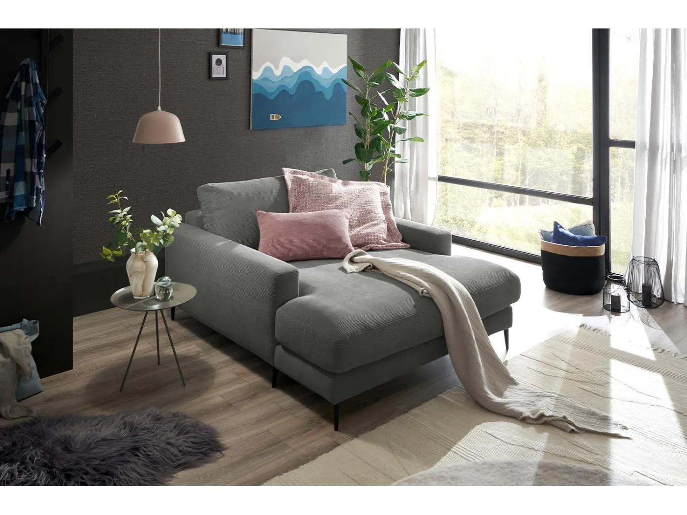 Longseat - Anthrazit Cord - CARA