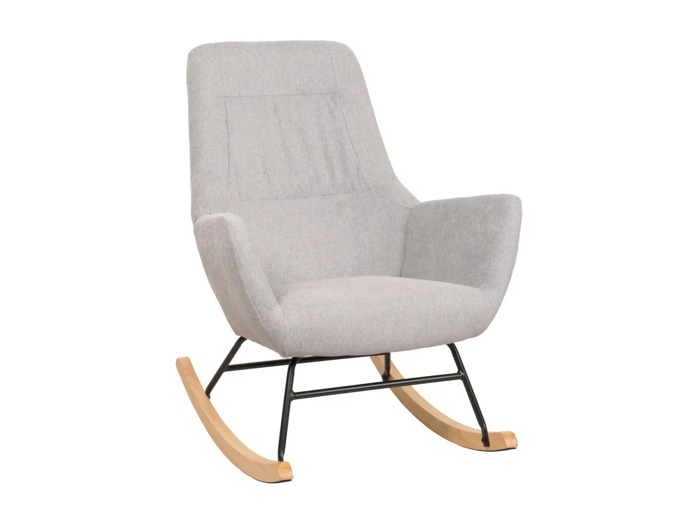 Schaukelstuhl MCW-N13, Hellgrau