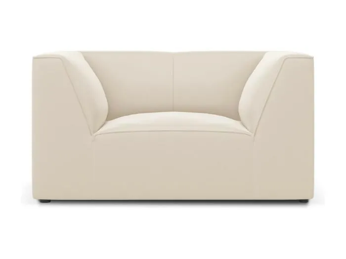 CXL by Christian Lacroix - Sessel "Charles" Sitzer aus Samt beige - 120x92x69cm