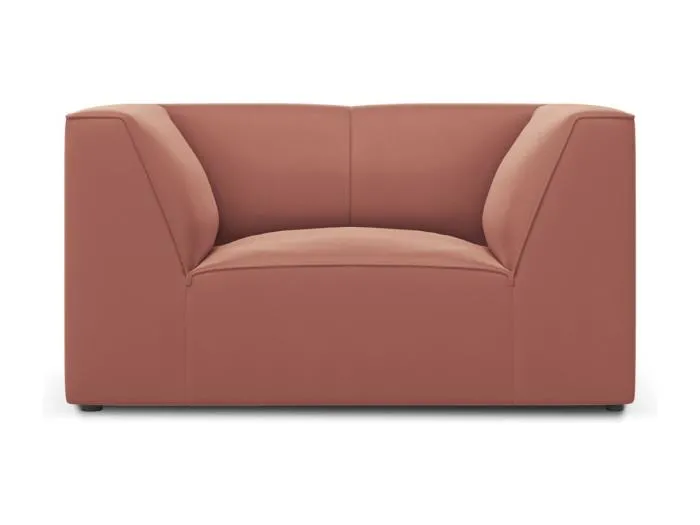 CXL by Christian Lacroix - Sessel "Charles" Sitzer aus Samt rosa - 120x92x69cm