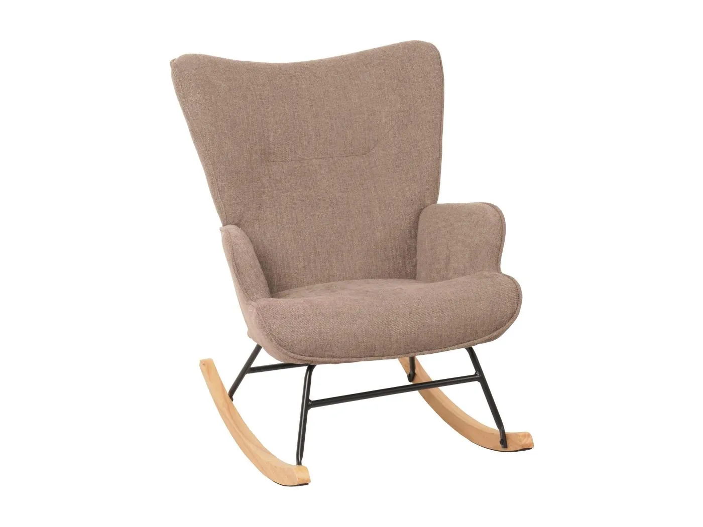 Schaukelstuhl MCW-N14, Braun