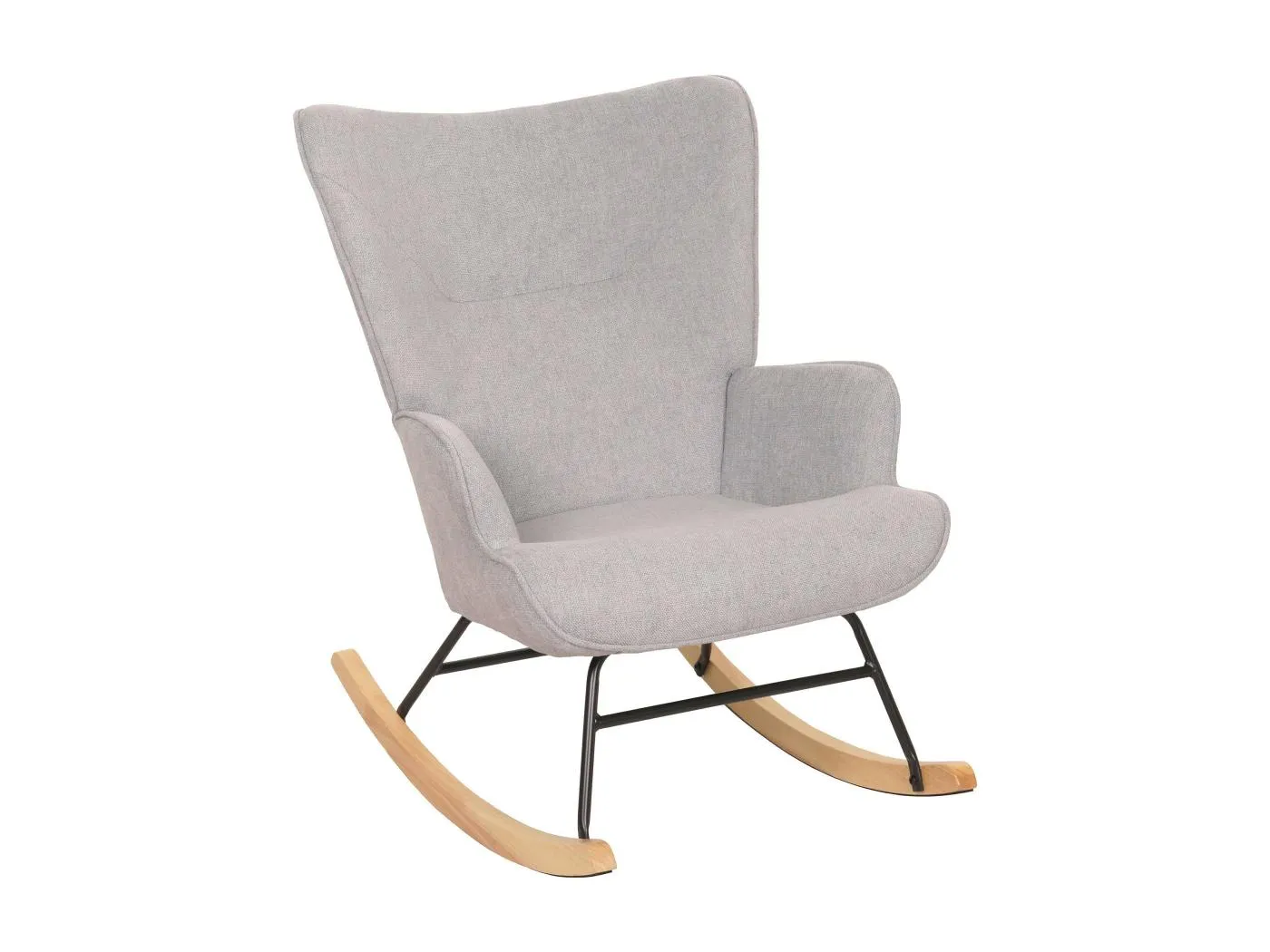 Schaukelstuhl MCW-N14, Hellgrau