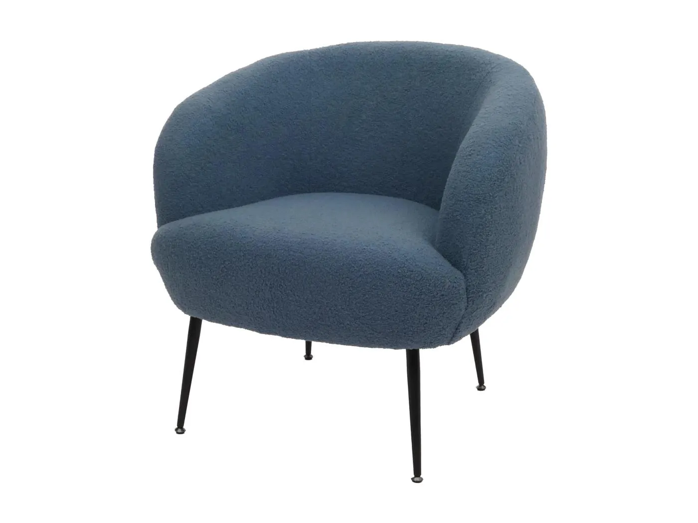 Lounge-Sessel MCW-O37, Blau