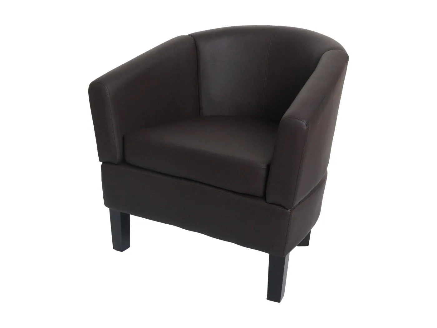 Lounge-Sessel MCW-O17, Braun