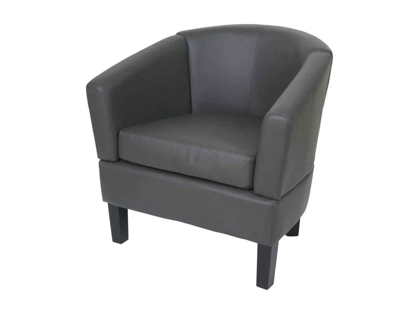 Lounge-Sessel MCW-O17, Grau
