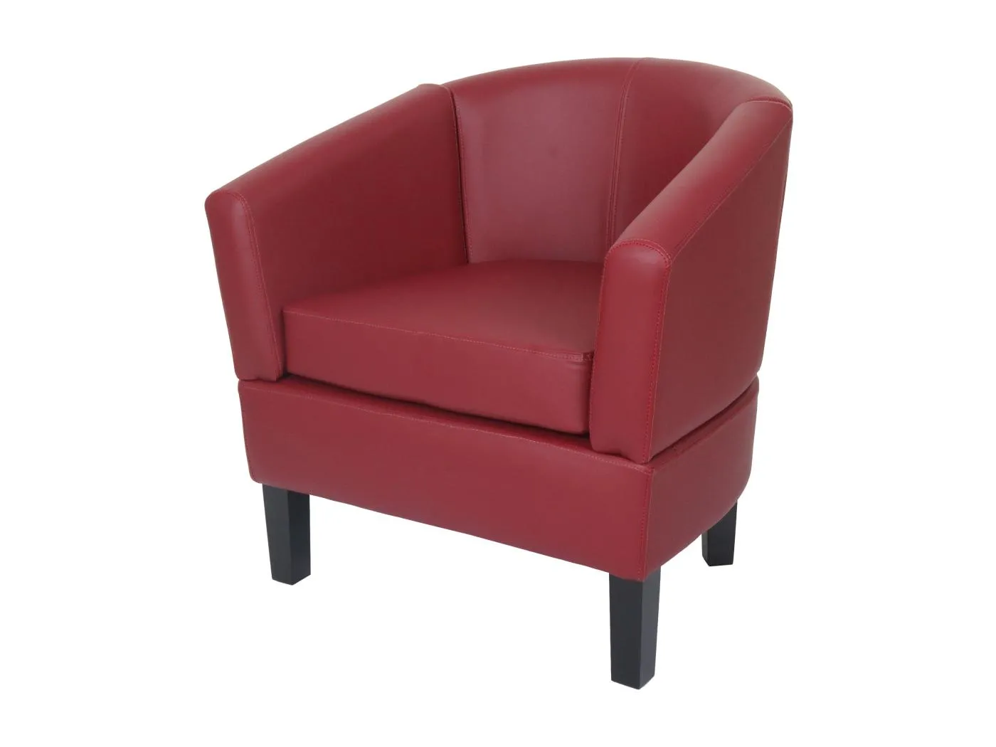 Lounge-Sessel MCW-O17, Bordeaux