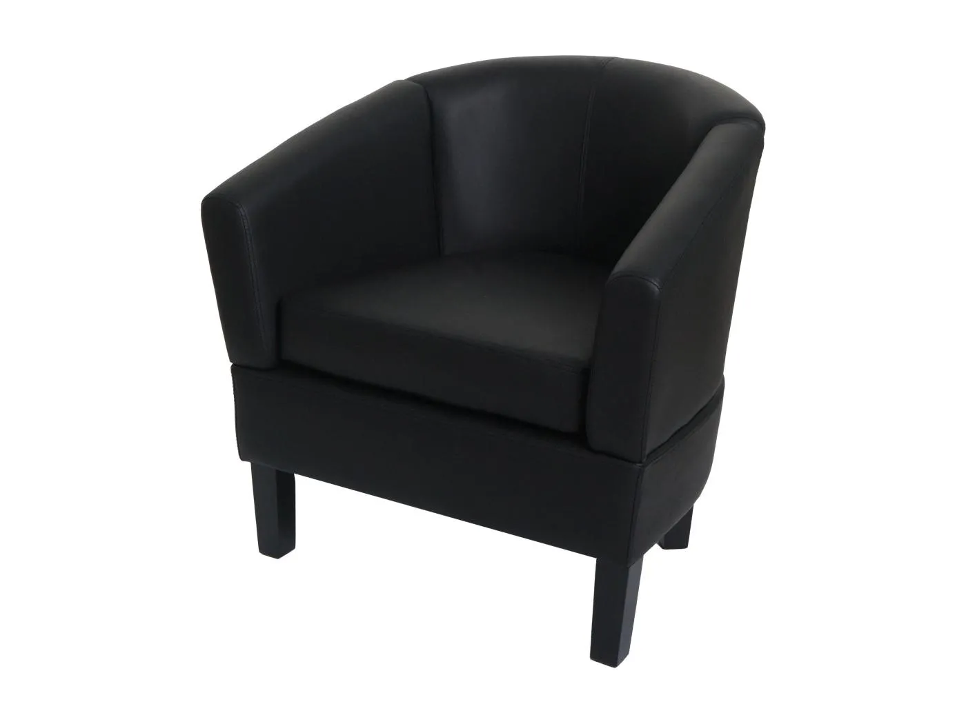 Lounge-Sessel MCW-O17, Schwarz
