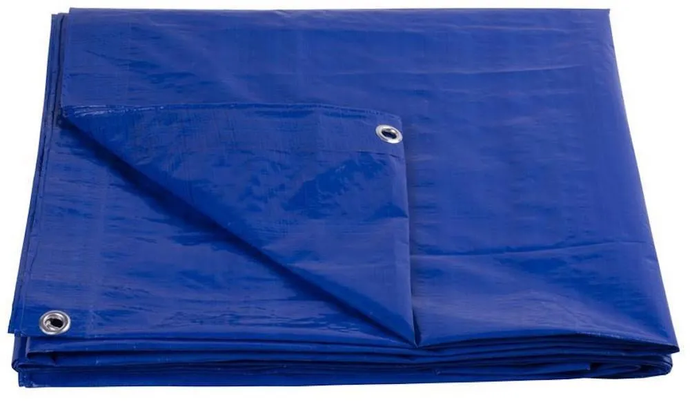 PROREGAL Abdeckplane 80 g/m2, 10x12m, Blau