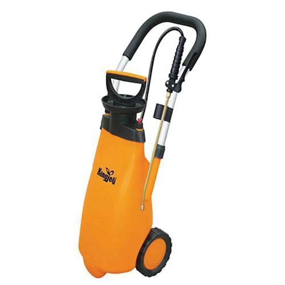 PROREGAL Gartenspritze, Drucksprüher 12Lit. Kingjet mit Rädern