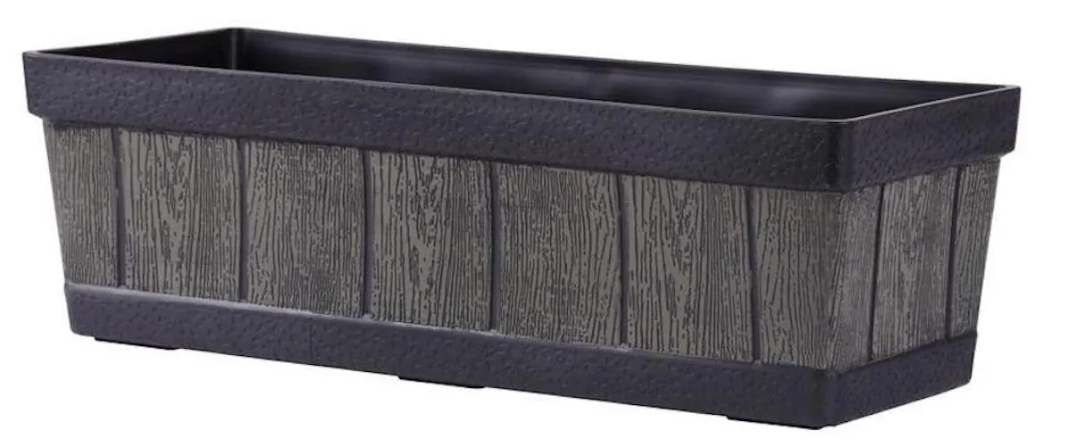 PROREGAL Blumentopf GDA Holz-effekt 816, 46x17x14cm