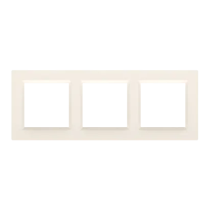 3-fach Rahmen cremefarben Simon 10