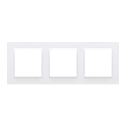3-fach Rahmen weiß Simon 10