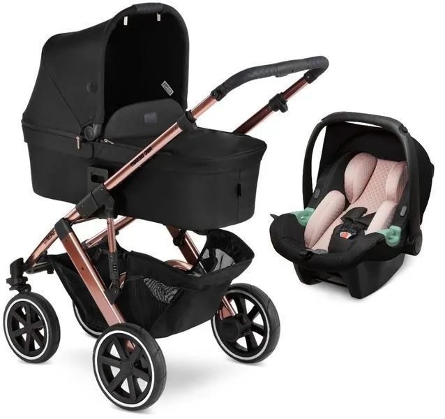 ABC Design Salsa 4 Air Deep Kinderwagen + Tulip Autositz 0-13 kg Diamond Edition - Rose Gold