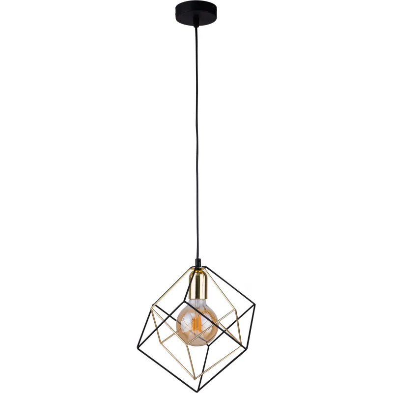 ALAMBRE Pendelleuchte schwarz, gold E27 TK Lighting 2777