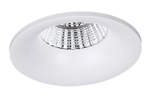 ARYA LED 8W 3000K 610lm dimmbare runde Einbauleuchte weiß Maxlight H0096