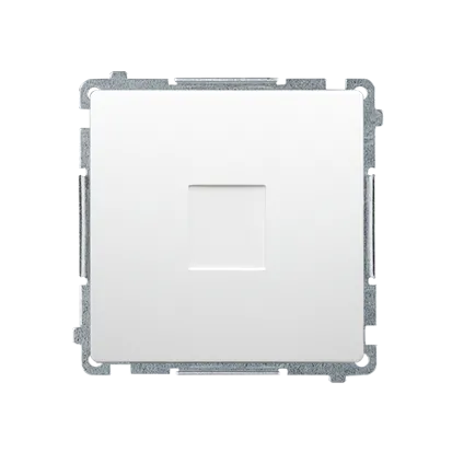 Abedeckung für Rahmen mit Brücke weiß glänzend Kontakt Simon BMPS.01/11