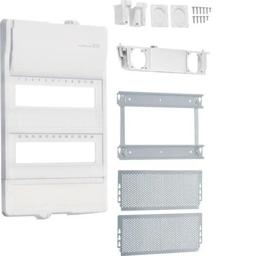 Ausbaupaket volta hybrid 24 PLE für Stromkreisverteile 36 PLE für Multimedia Hager VZ02NWH