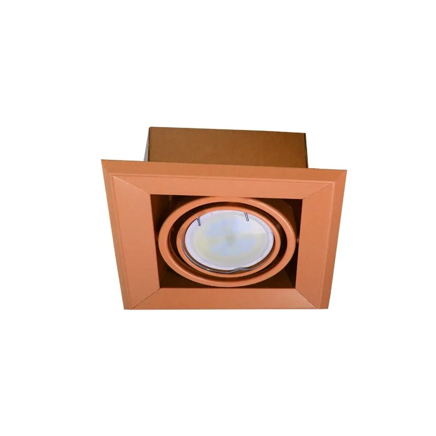 BLOCCO 840 orange Unterputzlampe 1x7W GU10 LED 3000K Milagro