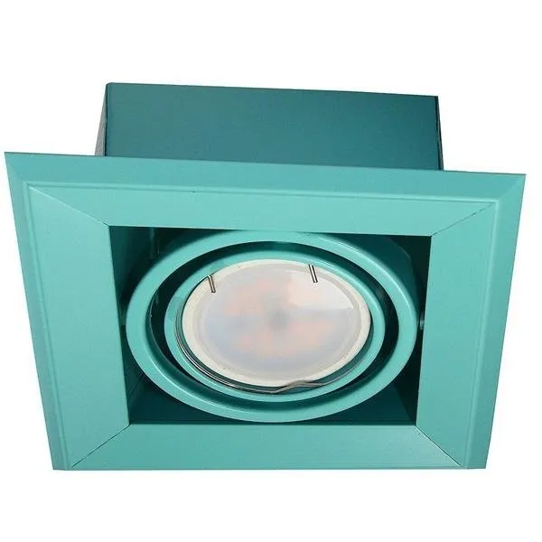 BLOCCO 841 türkis 1x7W GU10 LED 3000K Unterputzlampe Milagro