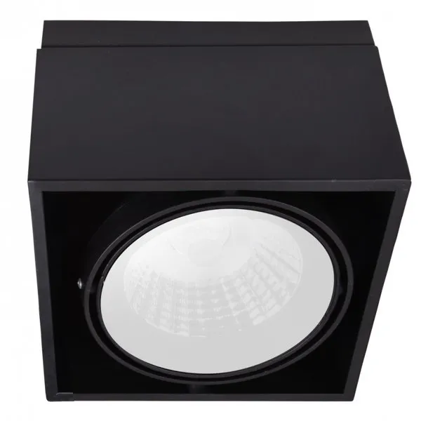 BLOCCO Deckenleuchte schwarz 1x7W GU10 LED schwarz 3000K Milagro