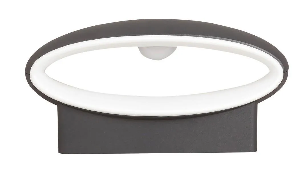 BRISTOL LED-Außenwandleuchte 9W 4000K 810lm anthrazit IP54 Rabalux 8705