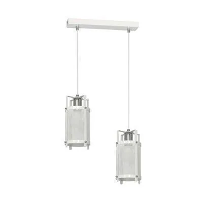 BRONX Deckenleuchte weiß 2x E27 60W IP20 Milagro