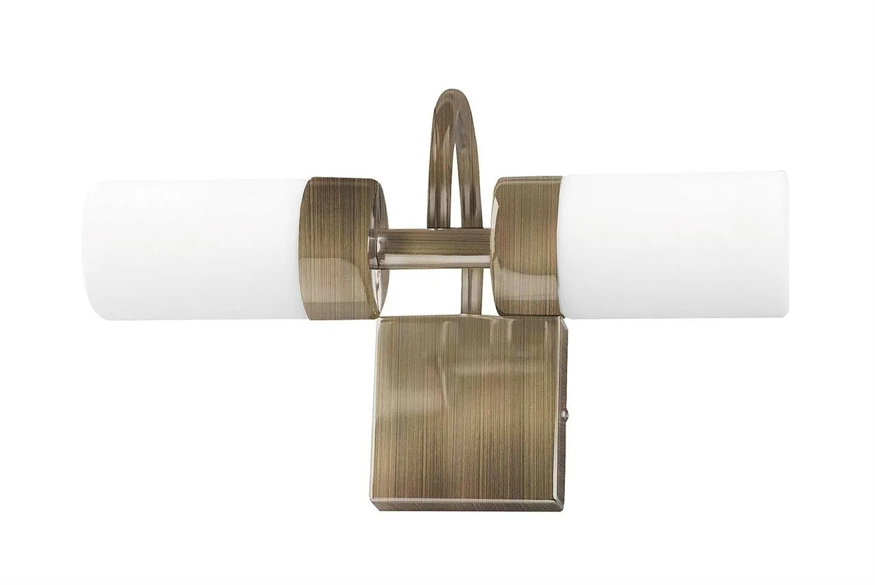 Badezimmer Wandleuchte über Spiegel BETTY LED 8W 4000K 785lm braun IP44 Rabalux 5746