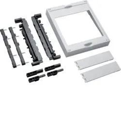 Baustein universN 300x250mm für 2 Trenner NH00 auf Sammelschienensystem 60mm Hager UE21E2B